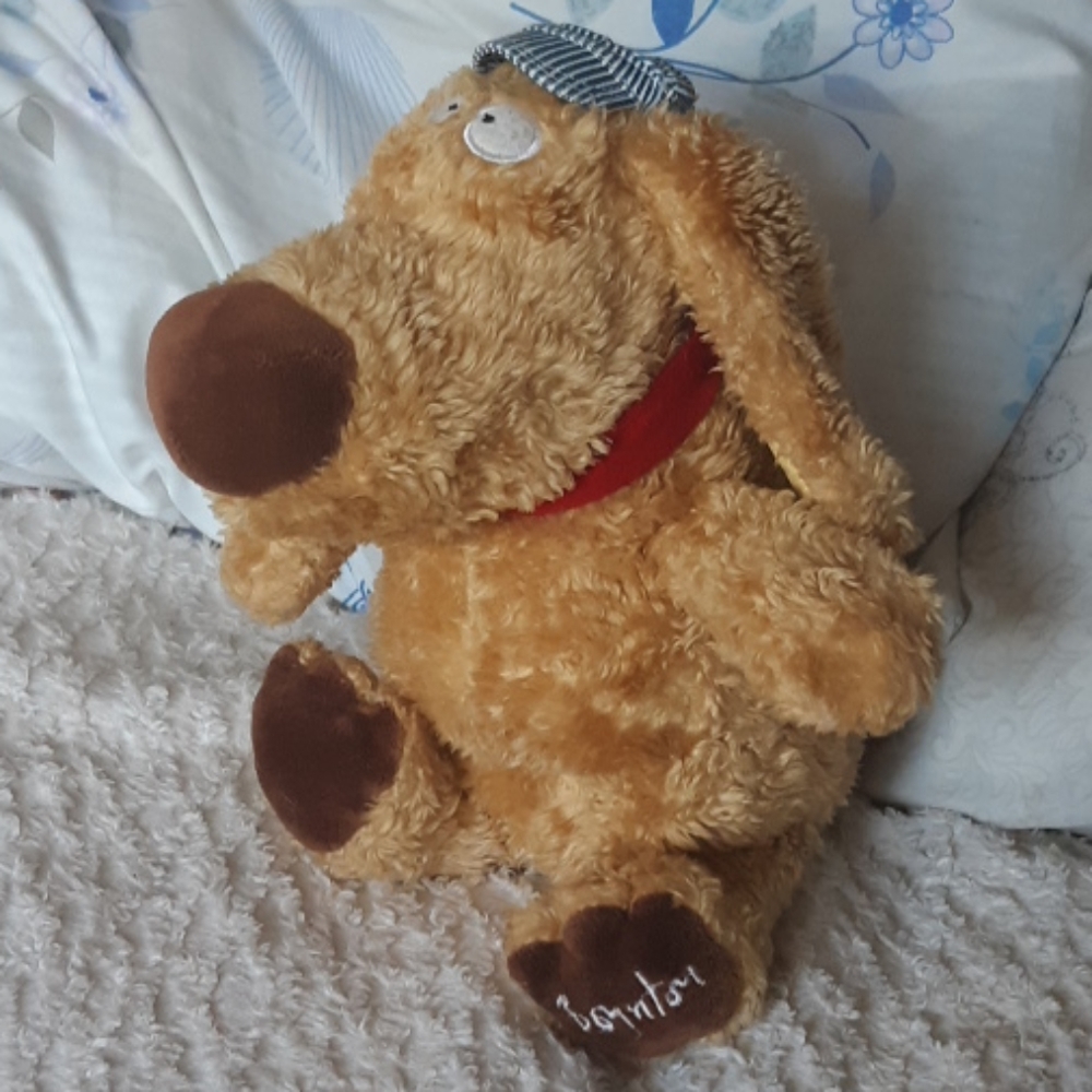 Dog wearing hat Stuffed Animal Plush toy